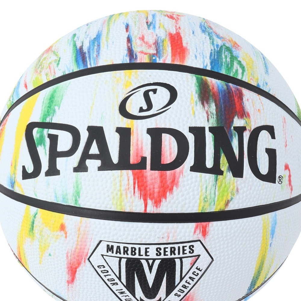 スポルディング（SPALDING）（キッズ）バスケットボール 5号球 マーブル レインボー 84-415Z