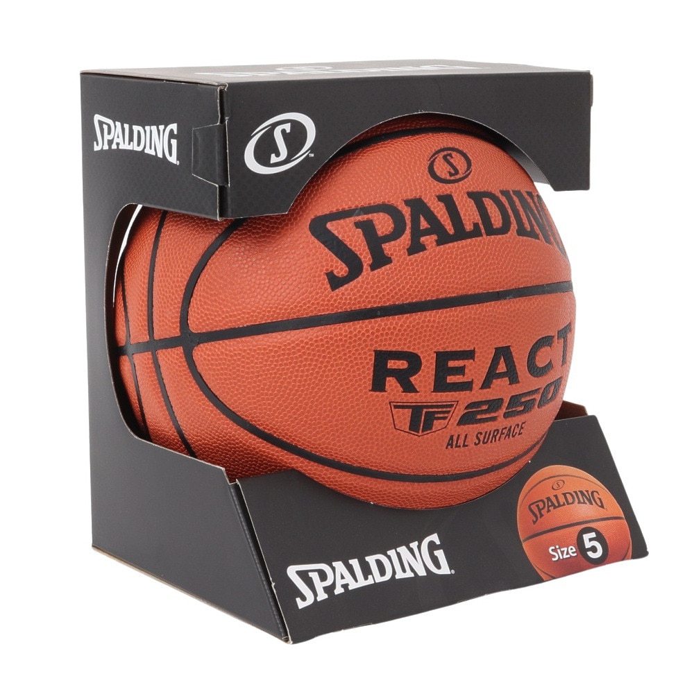 スポルディング（SPALDING）（キッズ）バスケットボール 5号球 リアクト TF-250 77-079J