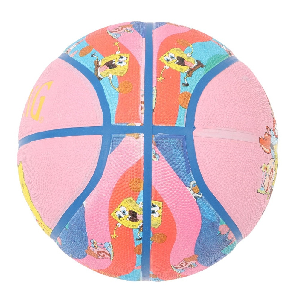 スポルディング（SPALDING）（キッズ）バスケットボール 5号球 スポンジ・ボブ キャラクター ラバー 85-043J