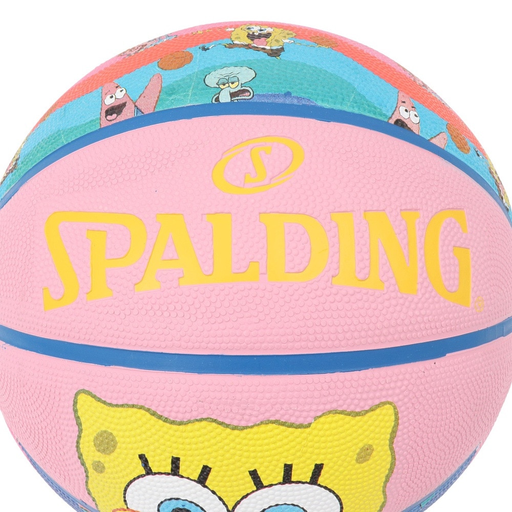 スポルディング（SPALDING）（キッズ）バスケットボール 5号球 スポンジ・ボブ キャラクター ラバー 85-043J