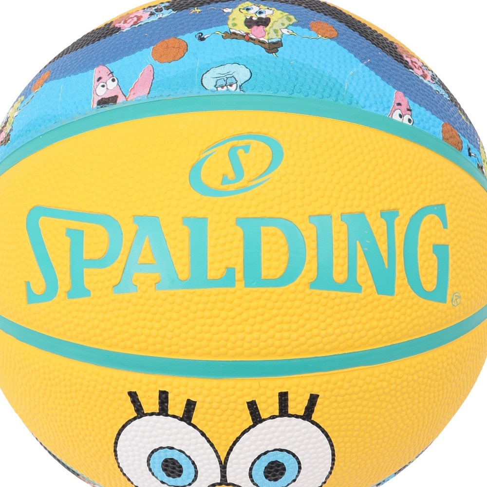 スポルディング（SPALDING）（キッズ）バスケットボール 5号球 スポンジ・ボブ グッドムード ラバー 85-045J