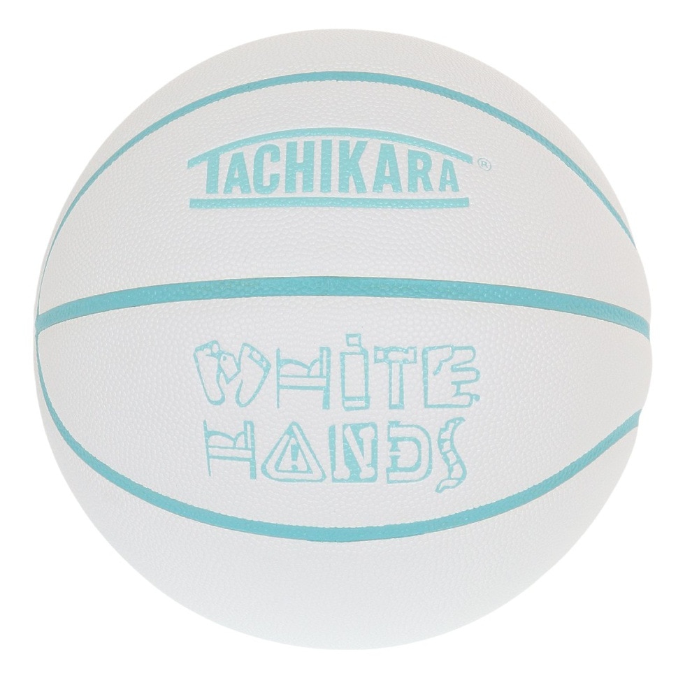 タチカラ ジュニア バスケットボール 5号球 WHITEHANDS ホワイト×ブルー SB5-202 ５ 113 ボール