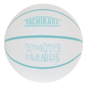 タチカラ（TACHIKARA）（キッズ）ジュニア バスケットボール 5号球 WHITEHANDS ホワイト×ブルー SB5-202