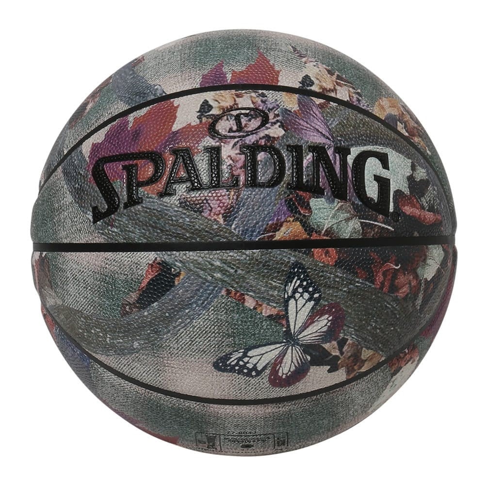 スポルディング（SPALDING）（メンズ）バスケットボール 7号球 バタフライプレイド コンポジット 77-804J