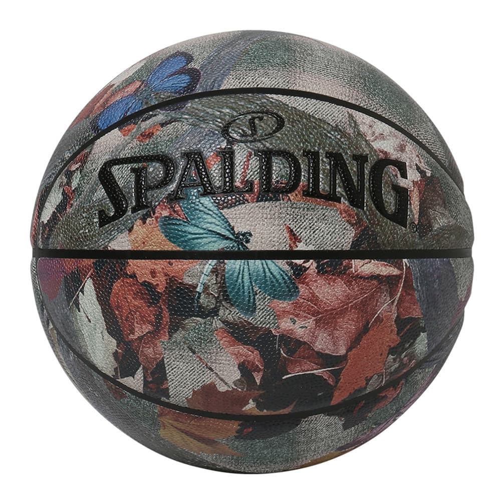 スポルディング（SPALDING）（メンズ）バスケットボール 7号球 バタフライプレイド コンポジット 77-804J