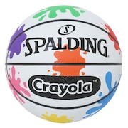 スポルディング（SPALDING）（キッズ）バスケットボール 5号球 クレヨラ ペイント スプラッター ラバー 85-086Z