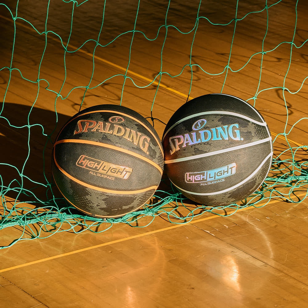 スポルディング（SPALDING）（キッズ）バスケットボール 5号球 ハイライト オレンジ ラバー 85-157J