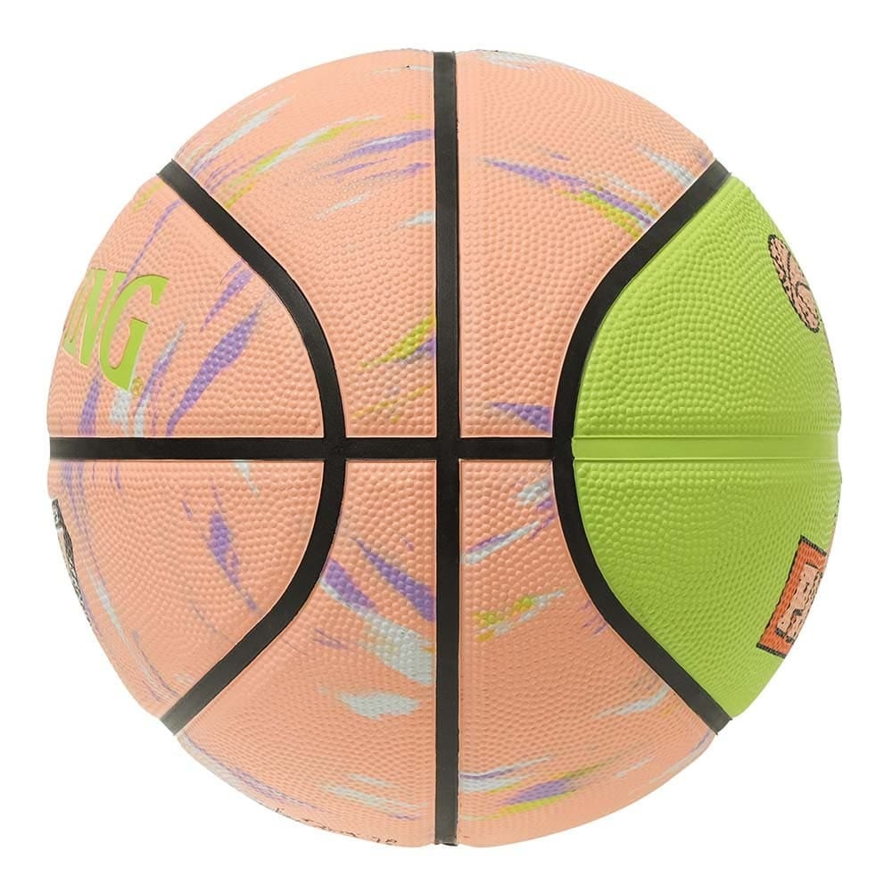 スポルディング（SPALDING）（キッズ）バスケットボール 5号球 パトリック スターマーブル ラバー 85-181J