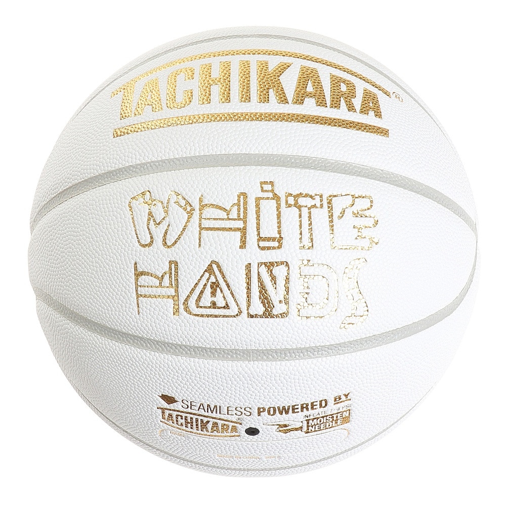 タチカラ（TACHIKARA）（メンズ）バスケットボール WHITE HANDS 7号球 SB7-201 屋外 室外