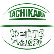 (メンズ)バスケットボール 7号球 (一般 大学 高校 中学校) 男子用 WHITE HANDS ホワイト×グリーン SB7-222