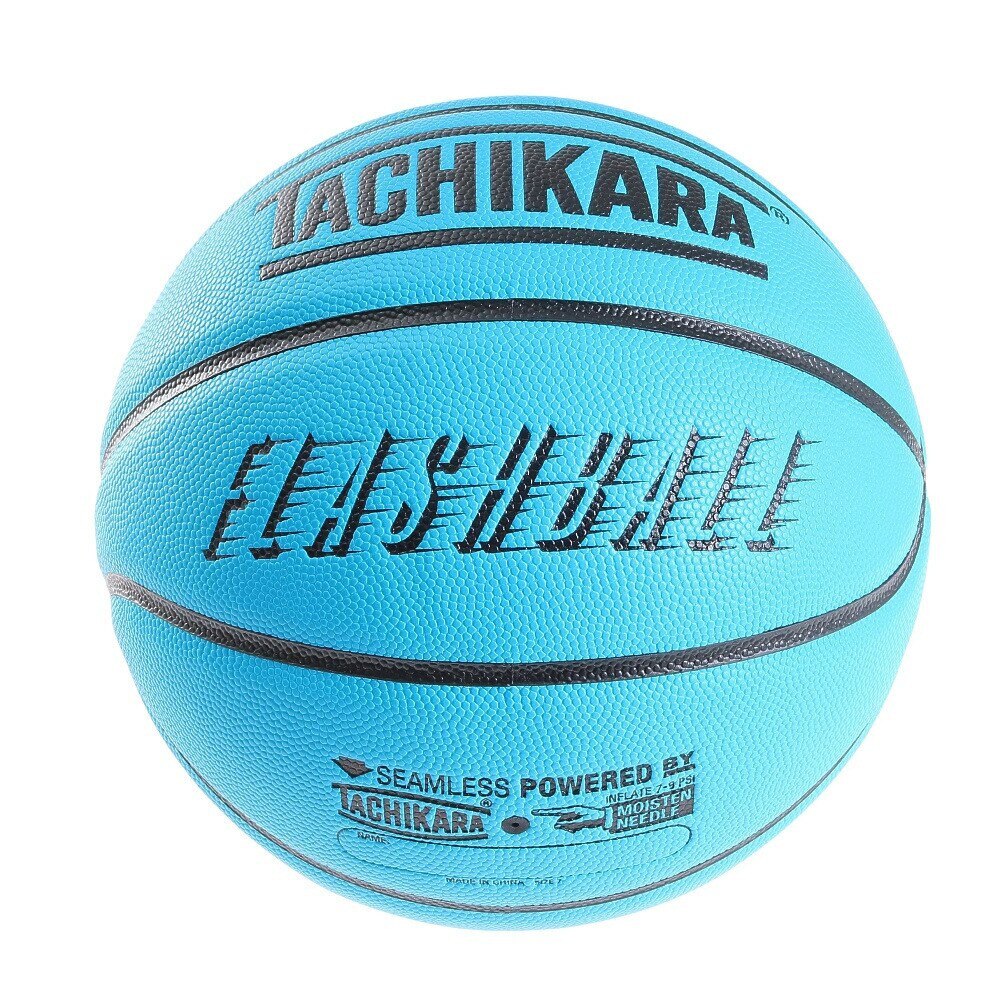 バスケットボール 7号球 一般 大学 高校 中学校 男子用 Flashball ネオンブルー Sb7 242 タチカラ ヴィクトリア