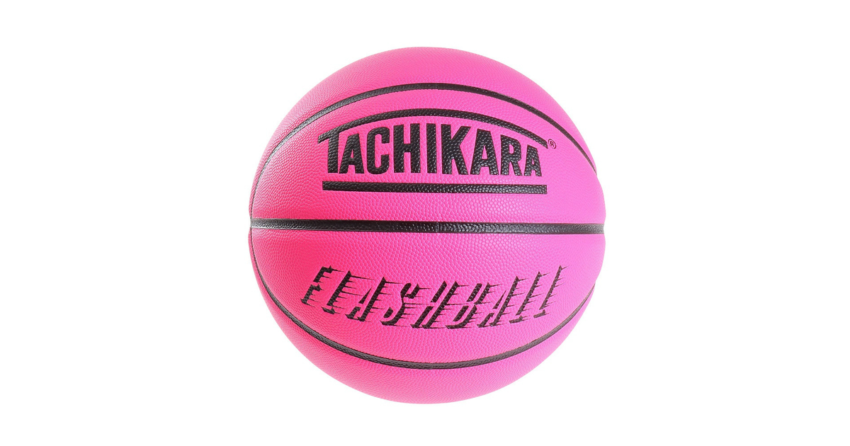 バスケットボール 7号球 一般 大学 高校 中学校 男子用 Flashball ネオンピンク Sb7 243 自主練 タチカラ ヴィクトリアゴルフ