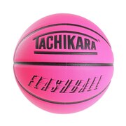 タチカラ（TACHIKARA）（メンズ、レディース）バスケットボール 7号球 (一般 大学 高校 中学校) 男子用 FLASHBALL ネオンピンク SB7-243 自主練