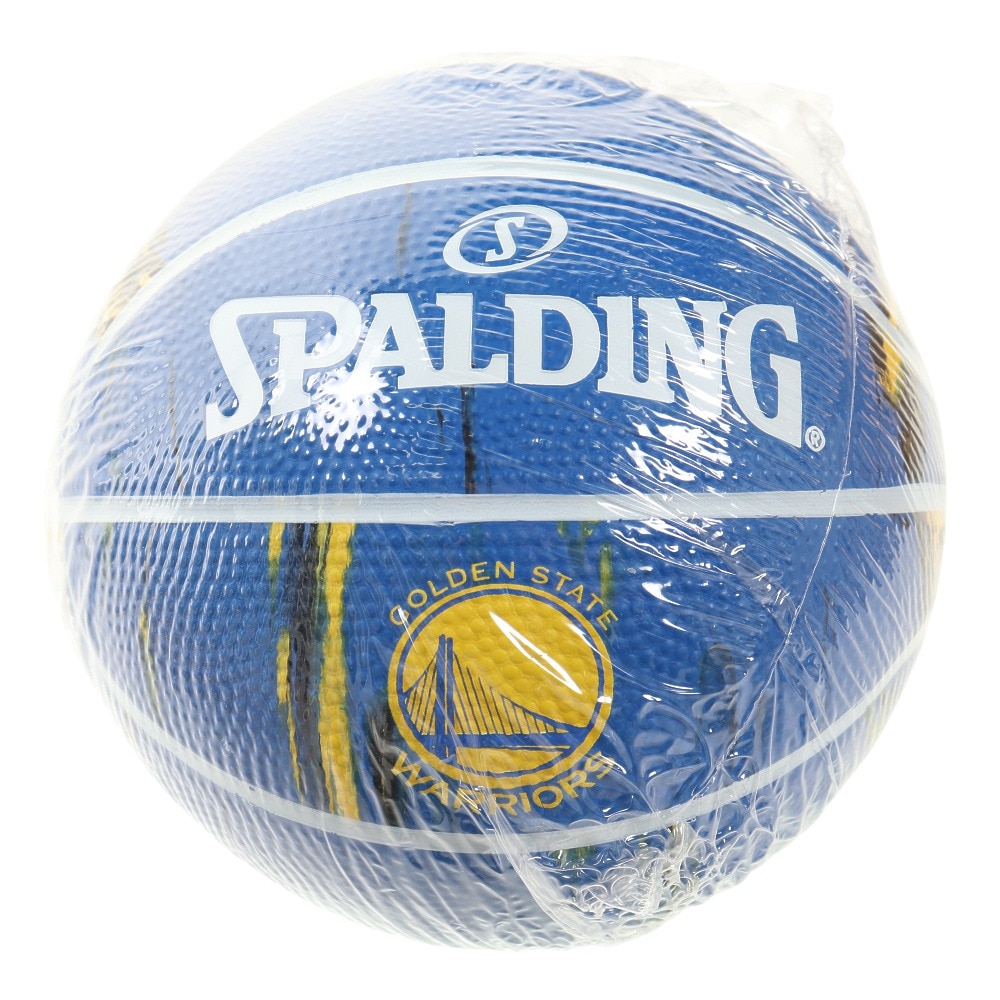スポルディング（SPALDING）（メンズ、レディース、キッズ）バスケットボール1号球(ミニボール) ウォリアーズ マーブル SZ1 65-128J  自主練 NBA