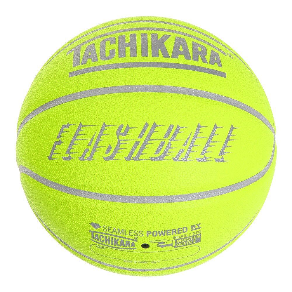 タチカラ（TACHIKARA）（メンズ、レディース）バスケットボール 7号球 合成皮革 FLASHBALL-REFLECTIVE SB7-236