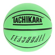 タチカラ（TACHIKARA）（メンズ）バスケットボール 7号球 合成皮革 アウトドア FLASH BALL SB7-262