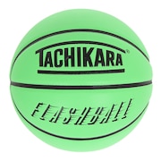 タチカラ（TACHIKARA）（メンズ）バスケットボール 7号球 合成皮革 アウトドア FLASH BALL SB7-262