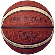 (メンズ、レディース、キッズ)公式試合球レプリカ ミニバスケットボール Paris 2024 パリライセンスモデル B1G200-S4F