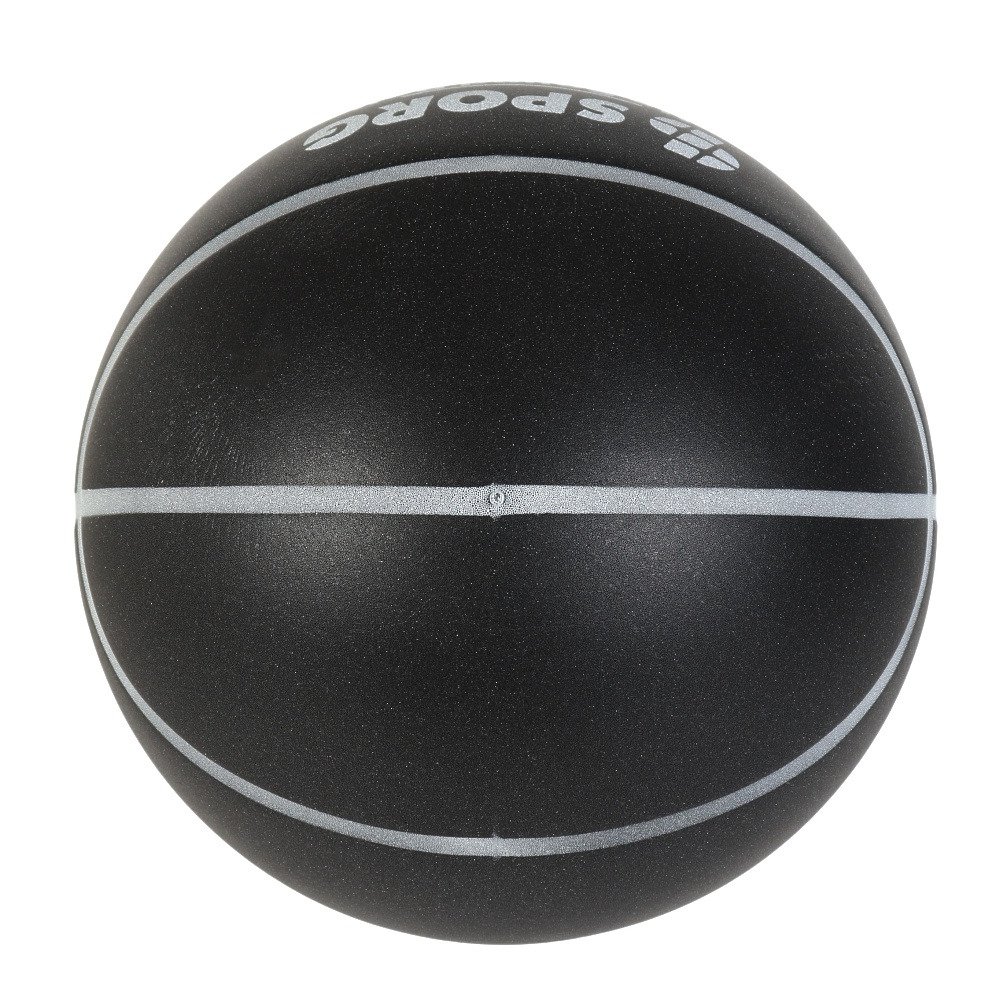 スポーグ（SPORG）（メンズ）ゲームウエイトノーサウンドバスケットボール 7号球 SPCG-07 BLK