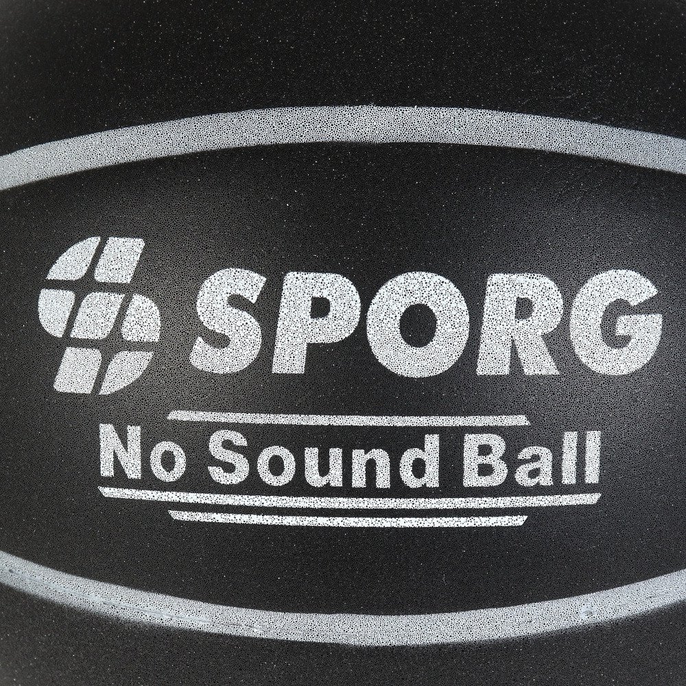 スポーグ（SPORG）（メンズ）ゲームウエイトノーサウンドバスケットボール 7号球 SPCG-07 BLK