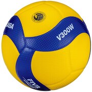 ミカサ（MIKASA）（メンズ、レディース）バレーボール 検定球 5号球 (一般用・大学用・高校用) 国際公認球 V300W 自主練 練習