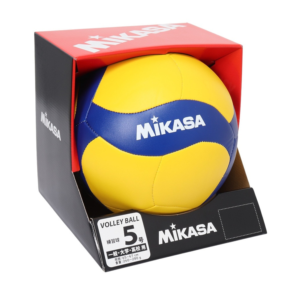 ミカサ（MIKASA）（メンズ、レディース）バレーボール 5号球 (一般用・大学用・高校用) レクリエーションV355W 自主練 練習