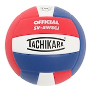 タチカラ（TACHIKARA）（メンズ、レディース）バレーボール 5号球 SV-5WSCJ RDBL