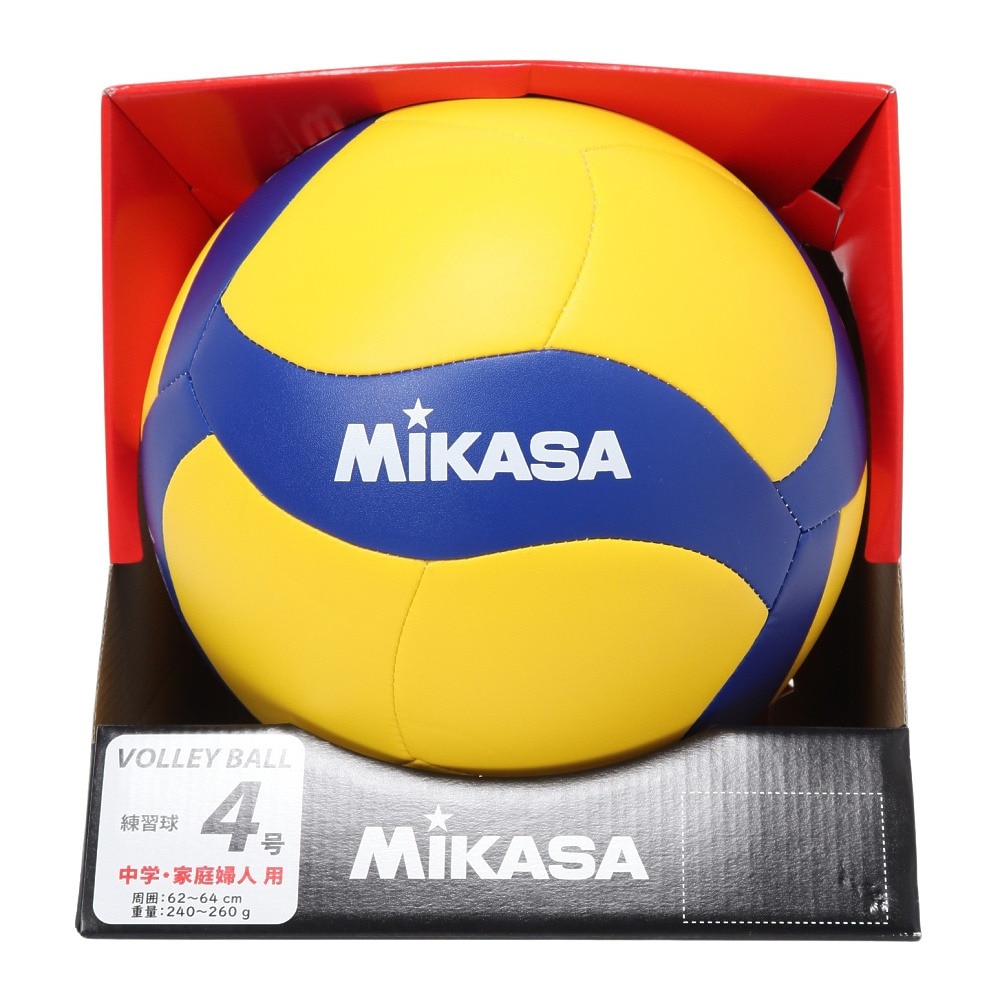 ミカサ（MIKASA）（レディース、キッズ）バレーボール バレー レクリエーション 練習球 4号 V460W