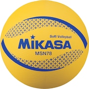 ミカサ（MIKASA）（メンズ、レディース、キッズ）ソフトバレーボール 78cm 公認球 MSN78-Y 自主練