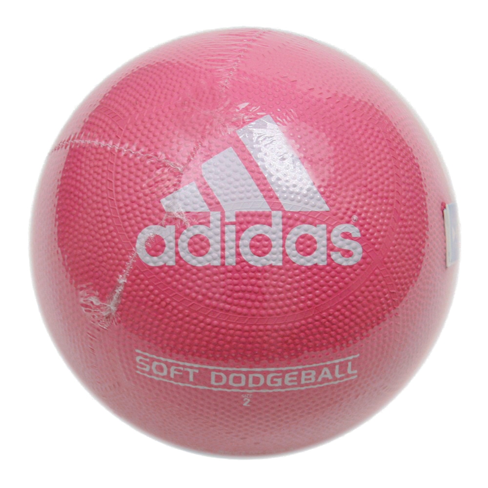 アディダス｜ソフトドッジボール 2号球 ピンク AD210P - スポーツ用品はスーパースポーツゼビオ