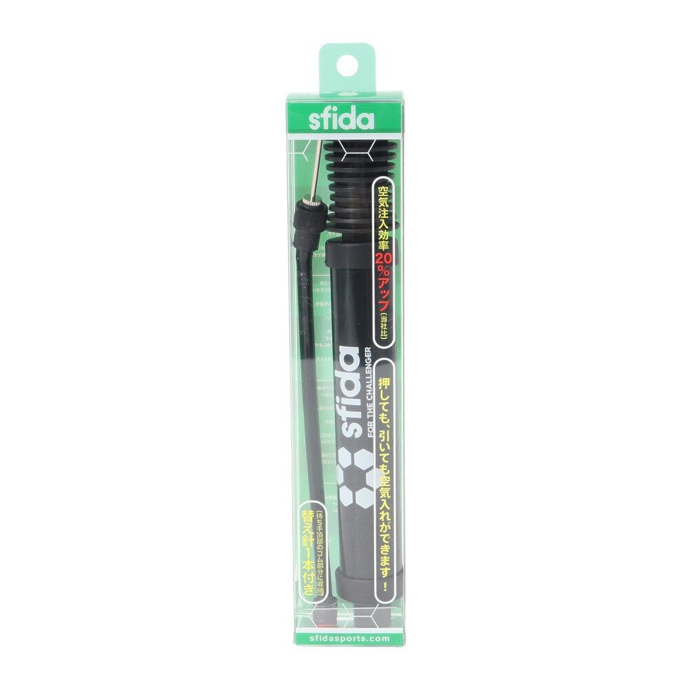 スフィーダ（SFIDA）（メンズ、レディース、キッズ）空気入れ ポンプ クリアポンプ SH-22O02 BLK