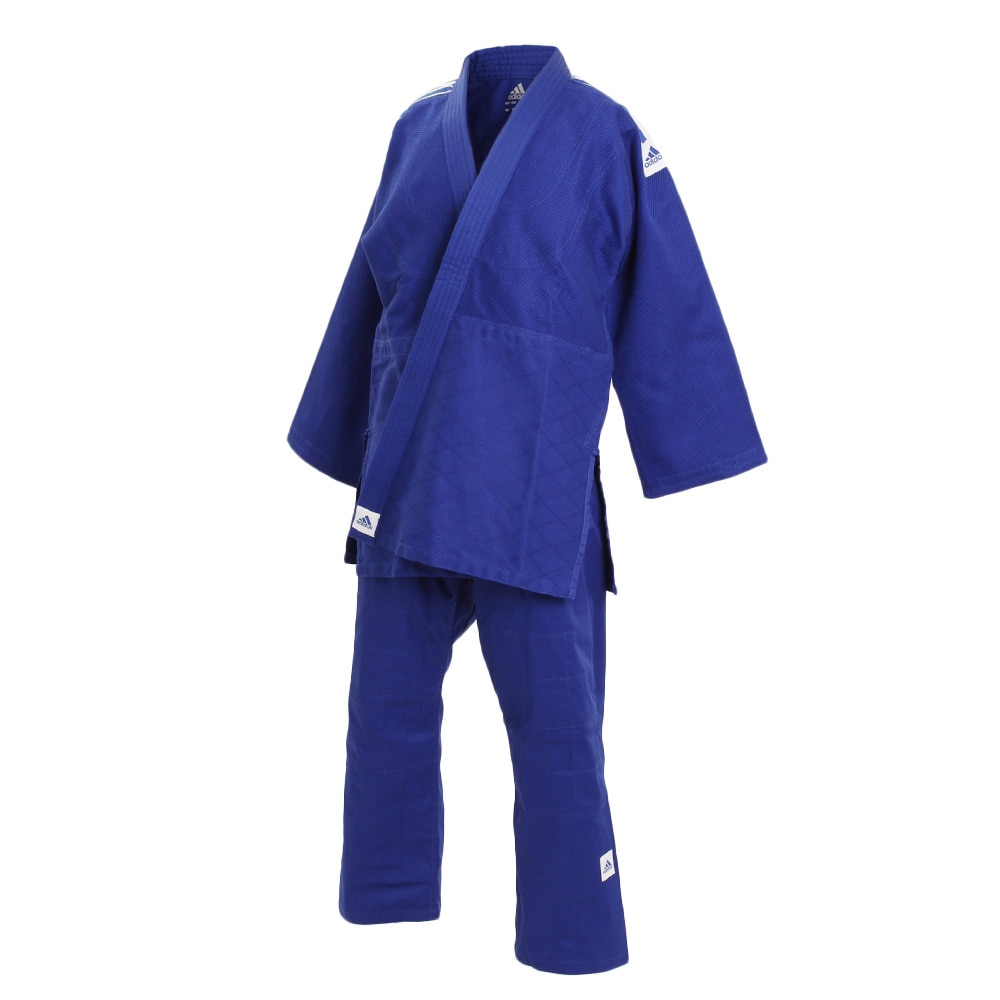 ＜スーパースポーツ ゼビオ＞ TRANING-BLUE 柔道着 J-500B White stripe