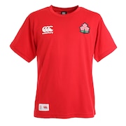 カンタベリー（canterbury）（メンズ）ラグビー ジャパンワンチームTシャツ 日本代表 桜ロゴ RA30300 65 赤 レッド
