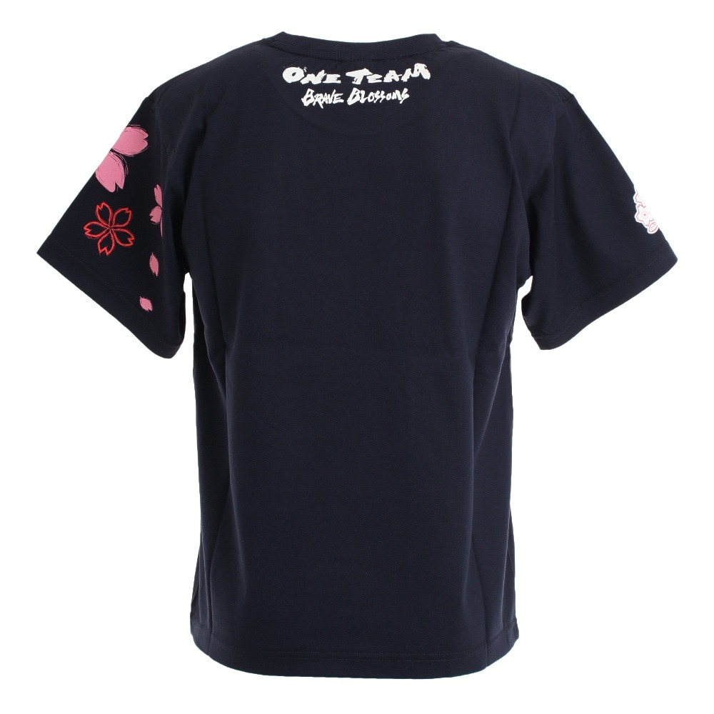 カンタベリー（canterbury）（メンズ）ラグビー ジャパンワンチームブロッサムTシャツ 日本代表 桜ロゴ RA30301 29 紺 ネイビー