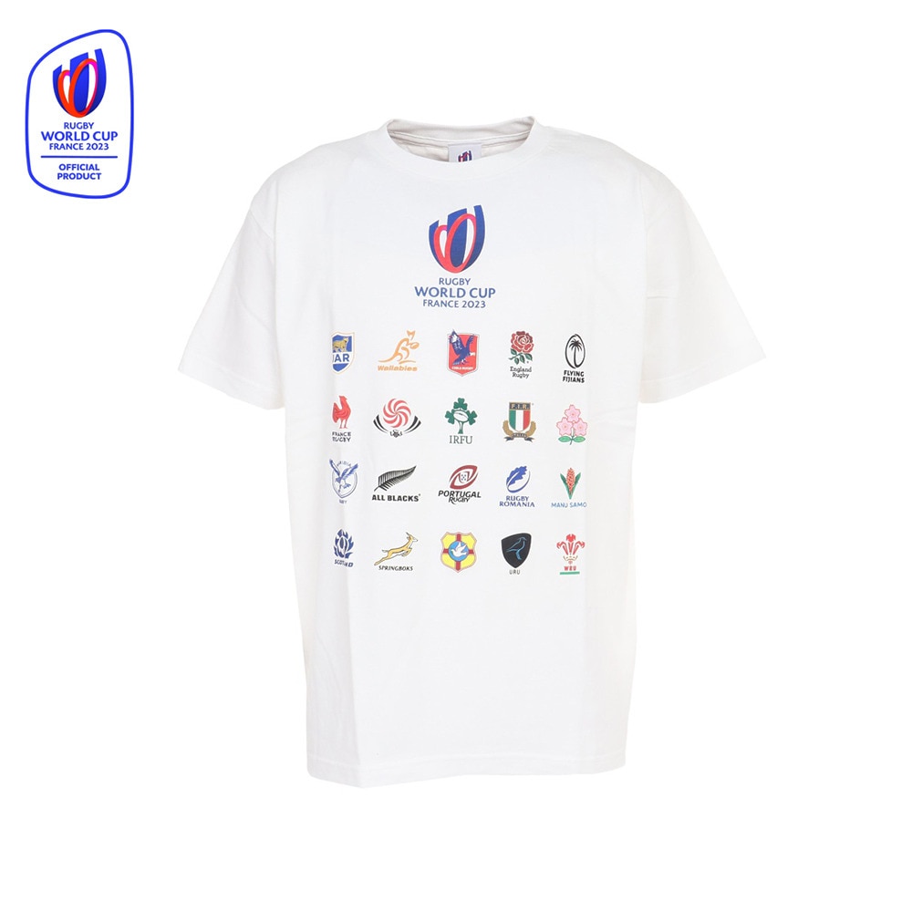 ラグビーワールドカップ2023 フランス（RUGBY WORLDCUP FRANCE 2023）（メンズ、レディース）ラグビーウェア 20UNIONS  Tシャツ RWC53166 スポーツ用品はスーパースポーツゼビオ