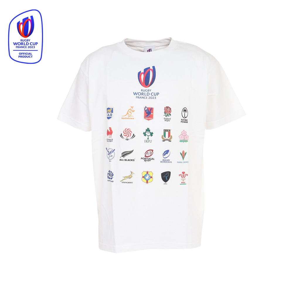 ラグビーワールドカップ2023 フランス（RUGBY WORLDCUP FRANCE 2023）（メンズ、レディース）ラグビーウェア 20UNIONS  Tシャツ RWC53166