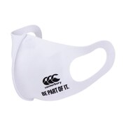 カンタベリー（canterbury）（メンズ、レディース、キッズ）ラグビー スポーツマスク カンタベリーロゴ 伸縮性 速乾性 UVカット AA00678 10 白 ホワイト