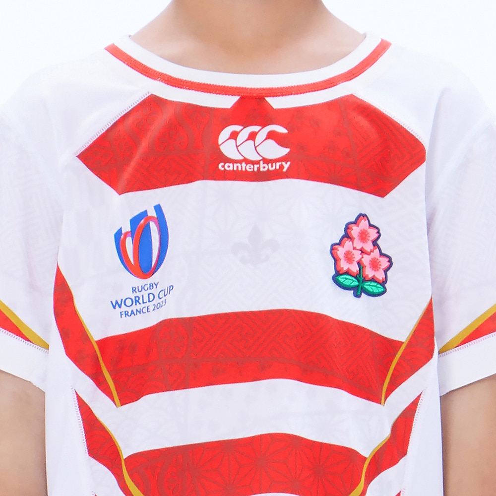 カンタベリー（canterbury）（キッズ）ラグビー 日本代表 レプリカ ジャージ ユニフォーム ホーム RWC2023 RGJ33982WC