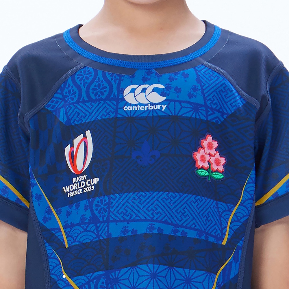 カンタベリー（canterbury）（キッズ）ラグビー 日本代表 レプリカ ジャージ ユニフォーム オルタネイト RWC2023 RGJ33983WC  スポーツ用品はスーパースポーツゼビオ