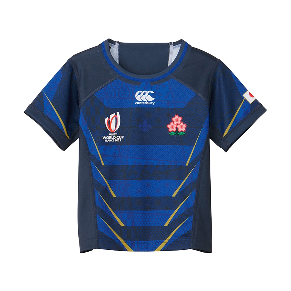 カンタベリー（canterbury）（キッズ）ラグビー 日本代表 レプリカ ジャージ ユニフォーム オルタネイト RWC2023 RGJ33983WC