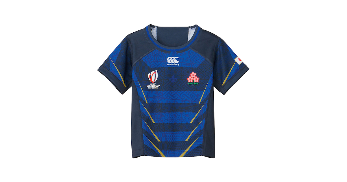 カンタベリー（canterbury）（キッズ）ラグビー 日本代表 レプリカ ジャージ ユニフォーム オルタネイト RWC2023
