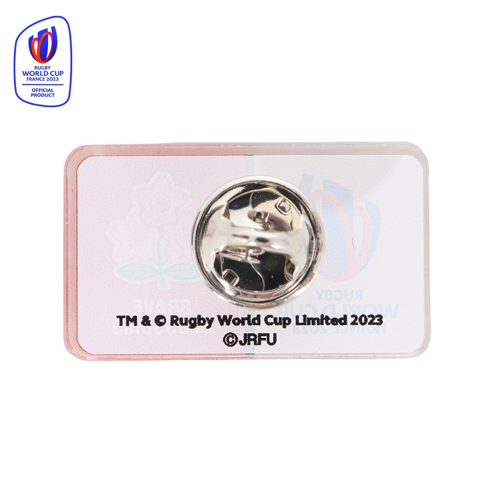 ラグビーワールドカップ2023 フランス（RUGBY WORLDCUP FRANCE 2023）（メンズ、レディース、キッズ）フランス×JRFU ピンバッジ RWC35823