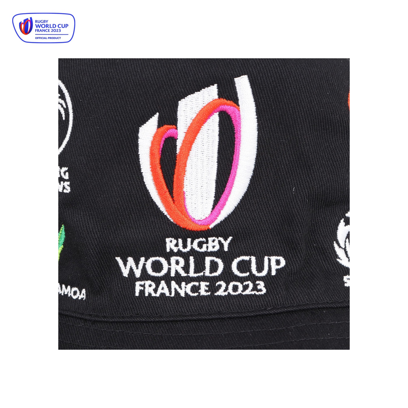 ラグビーワールドカップ2023 フランス（RUGBY WORLDCUP FRANCE 2023）（メンズ、レディース）20UNIONS バケットハット RWC53209