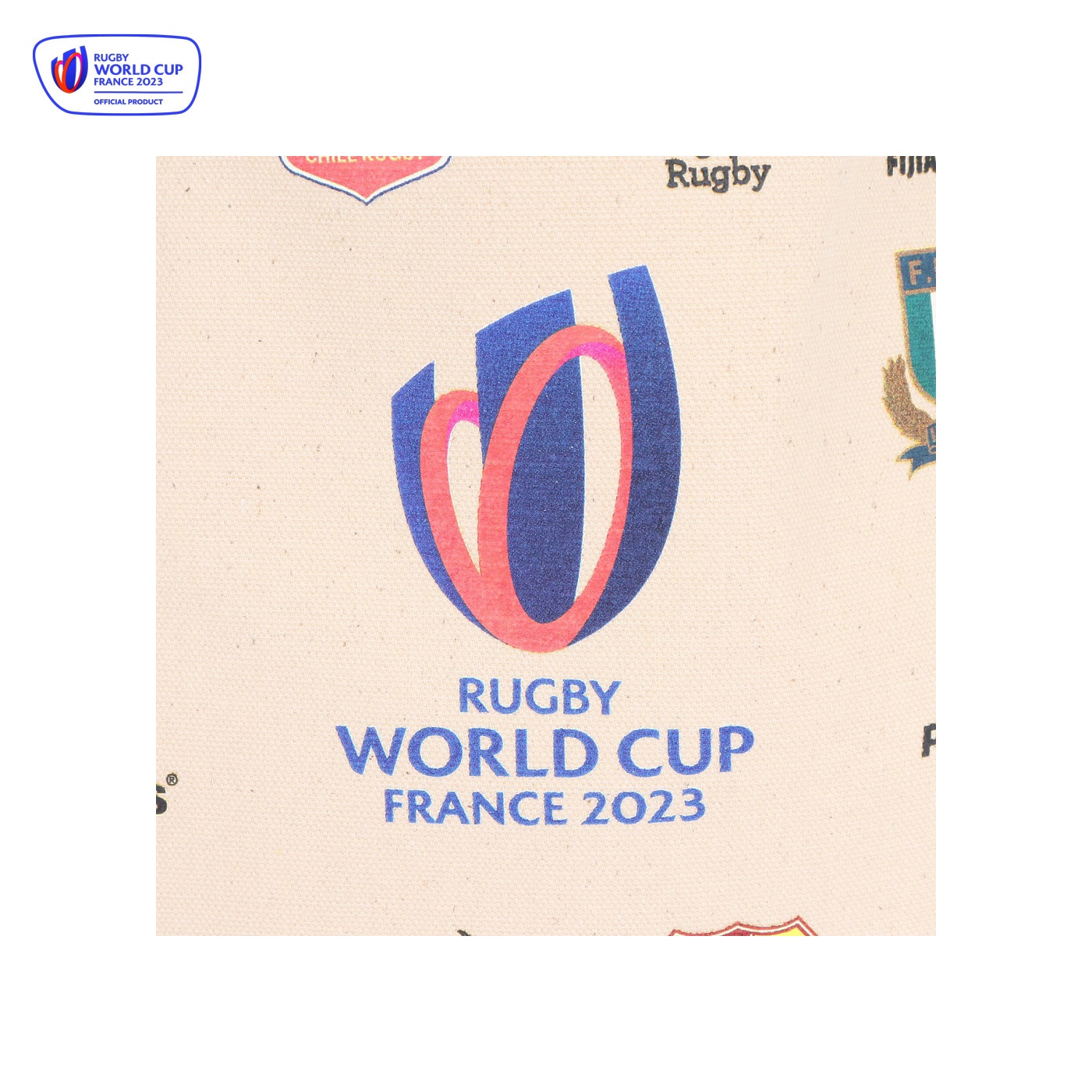 ラグビーワールドカップ2023 フランス（RUGBY WORLDCUP FRANCE 2023）（メンズ、レディース、キッズ）20UNIONS トートバッグ RWC53219