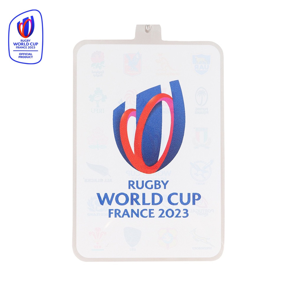 ラグビーワールドカップ2023 フランス（RUGBY WORLDCUP FRANCE 2023）（メンズ、レディース、キッズ）アクリルキーホルダー (スクエア) RWC53291
