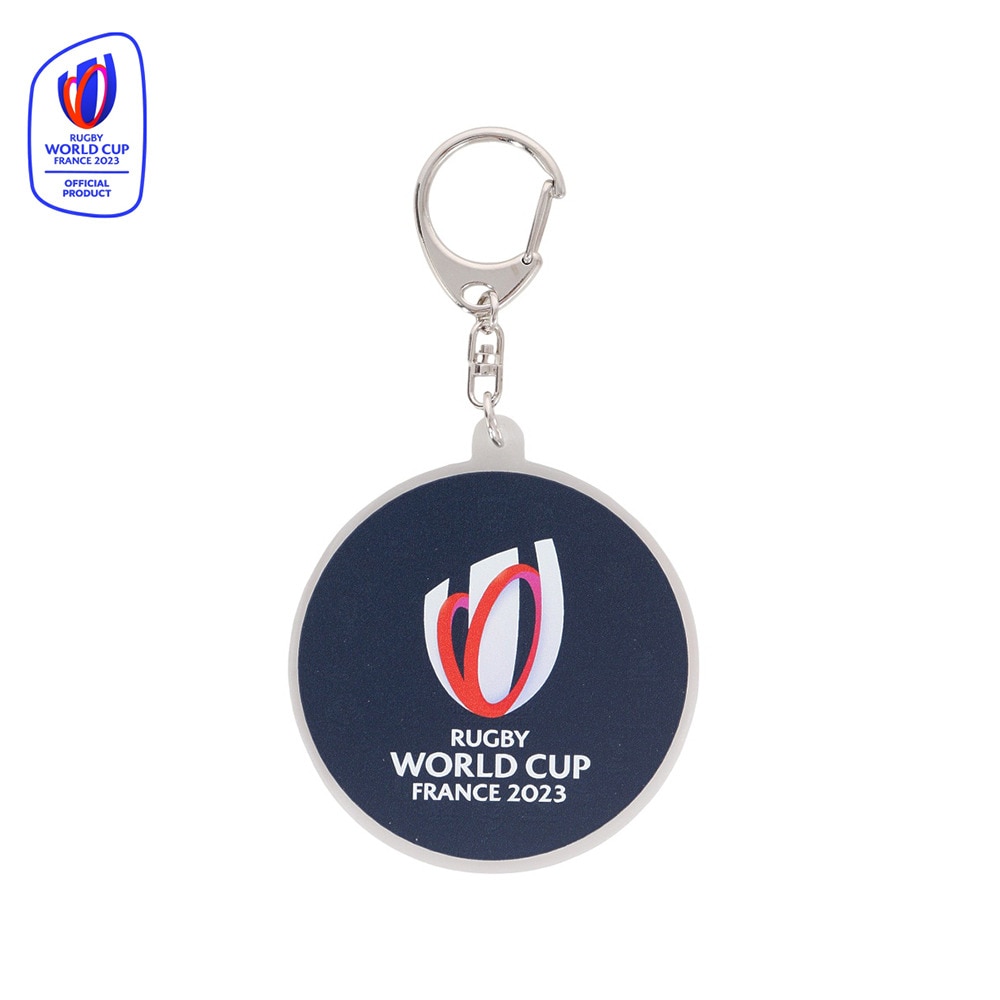 ラグビーワールドカップ2023 フランス（RUGBY WORLDCUP FRANCE 2023）（メンズ、レディース、キッズ）アクリルキーホルダー (サークル) RWC53292