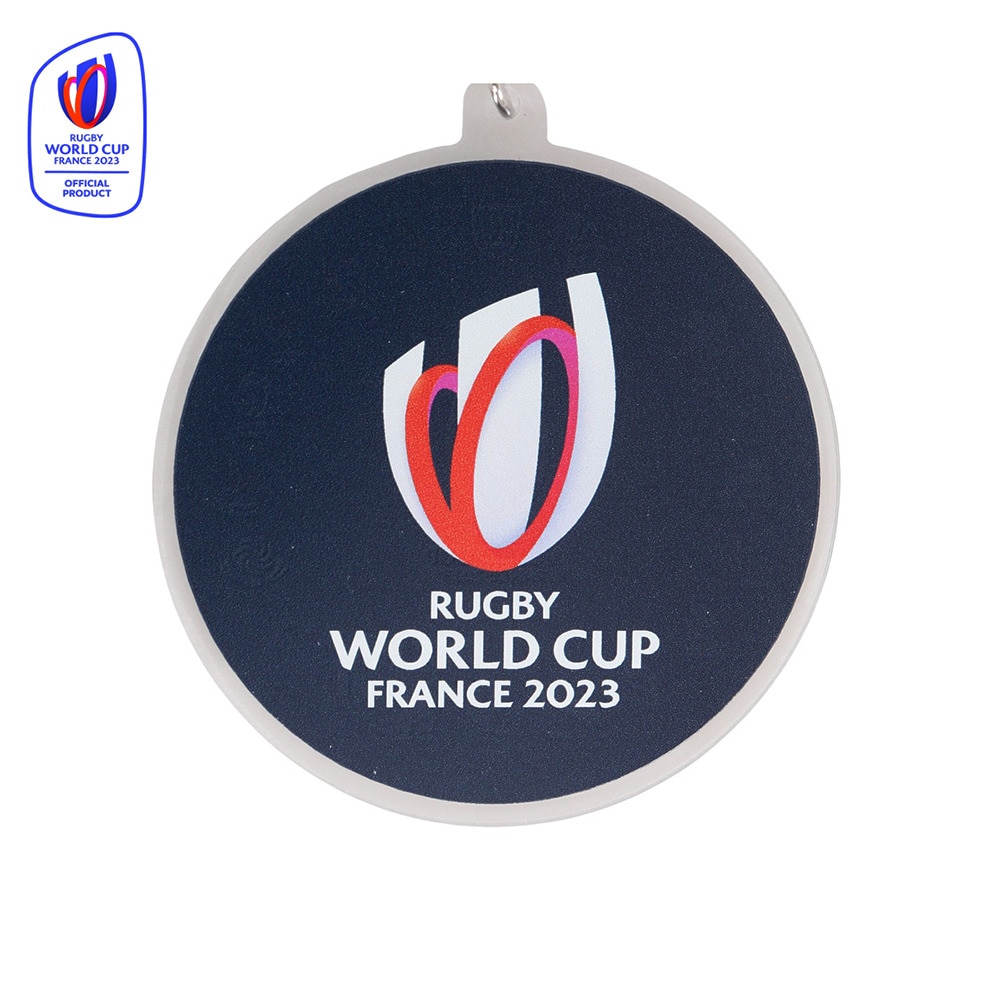 ラグビーワールドカップ2023 フランス（RUGBY WORLDCUP FRANCE 2023）（メンズ、レディース、キッズ）アクリルキーホルダー (サークル) RWC53292