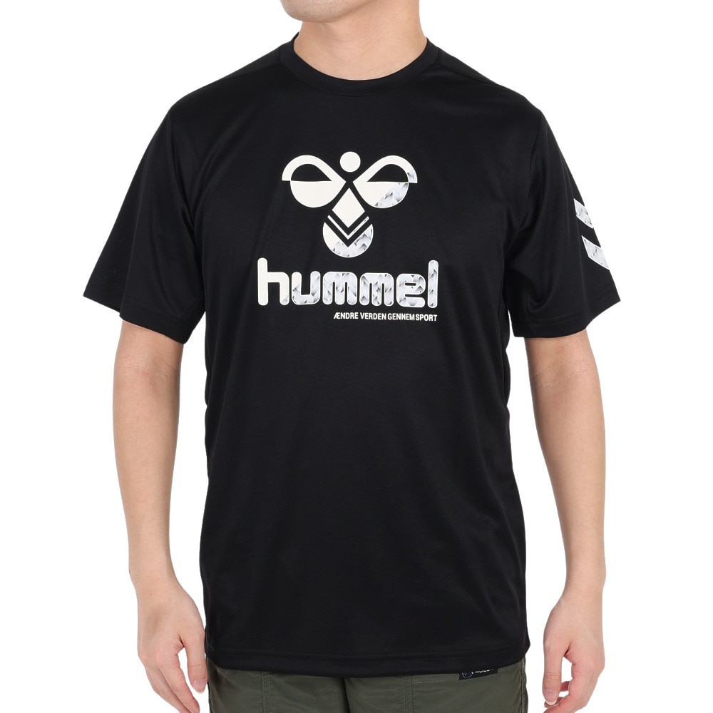 ヒュンメル（hummel）（メンズ）ハンドボールウェア S UVカット プラクティスシャツ HAP1173-90
