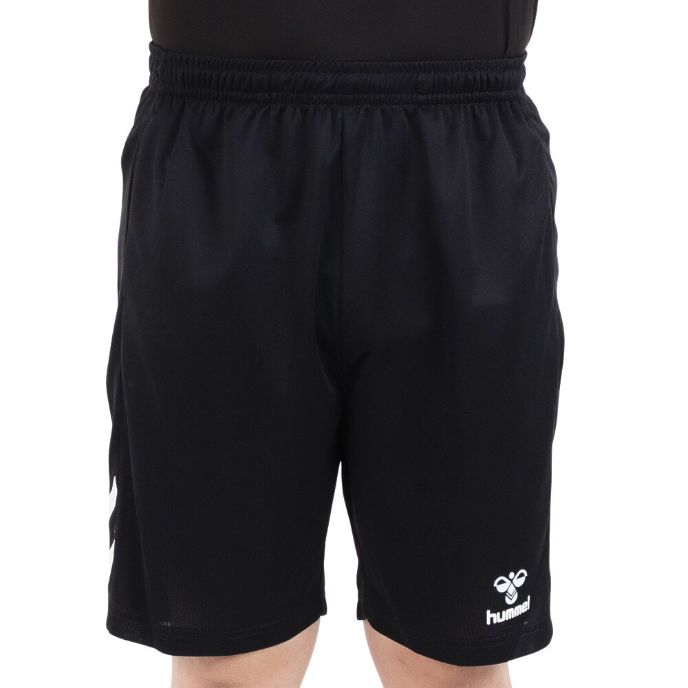 ヒュンメル（hummel）（メンズ）ハンドボールウェア S UVカット ニットハーフパンツ HAP2090P-90 速乾
