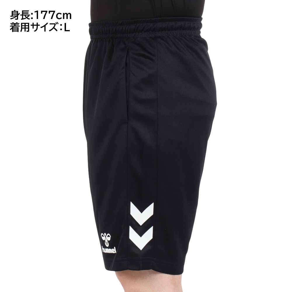 ヒュンメル（hummel）（メンズ）ハンドボールウェア S UVカット ニットハーフパンツ HAP2090P-90 速乾